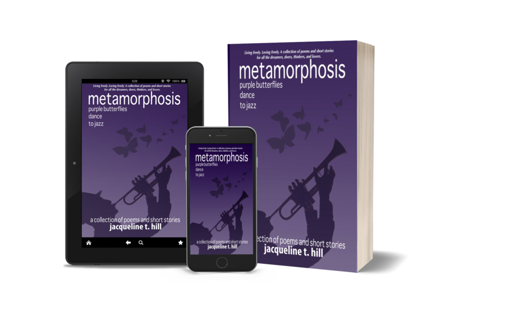 Metamorphosis: Purple Butterflies Dance To Jazz by Jacqueline T. Hill